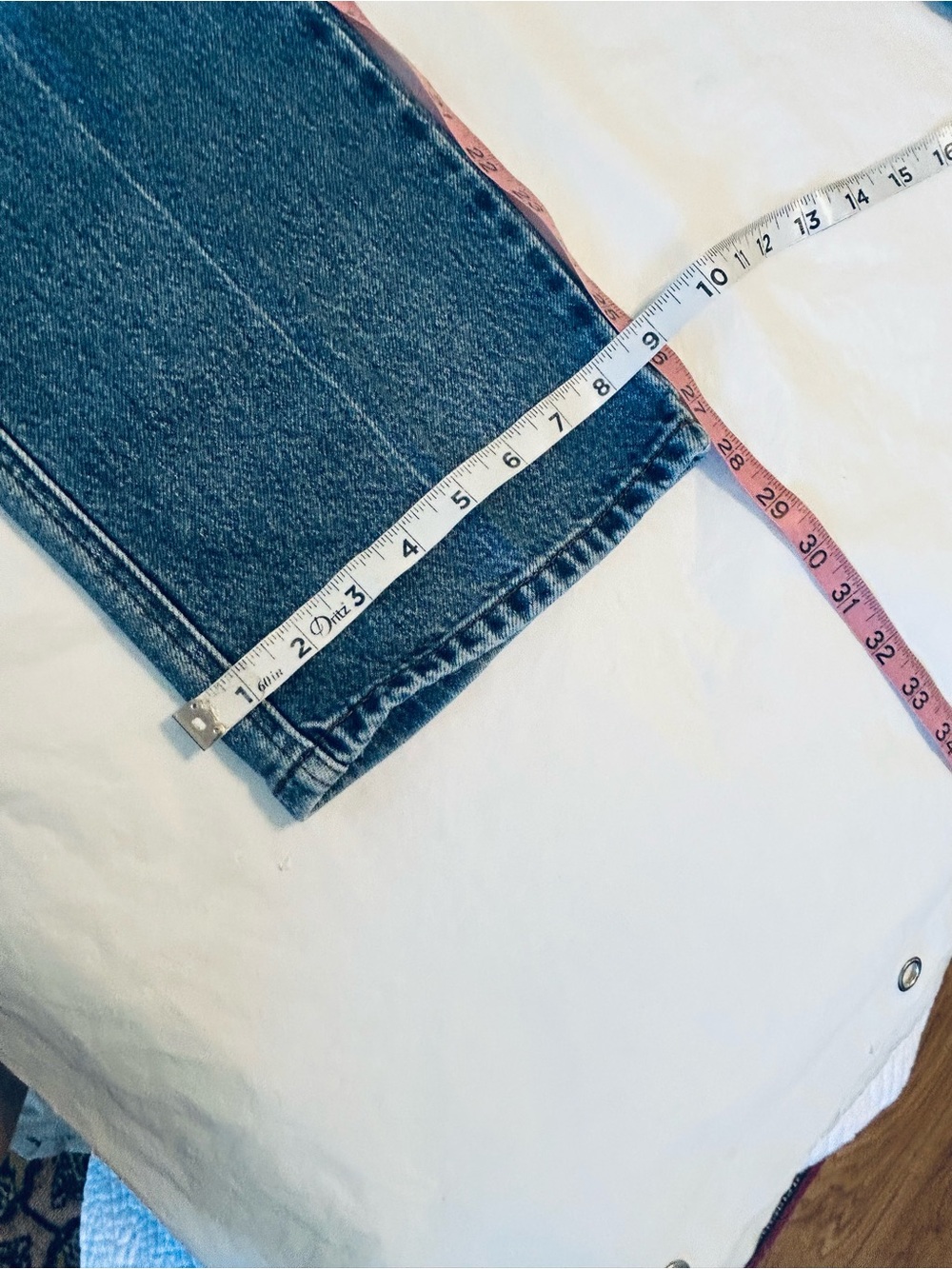 Judy Blue Slim Straight Rigid Mid Rise Button Fly Denim Jeans Sz 30/11 JB881011 - Picture 11 of 11